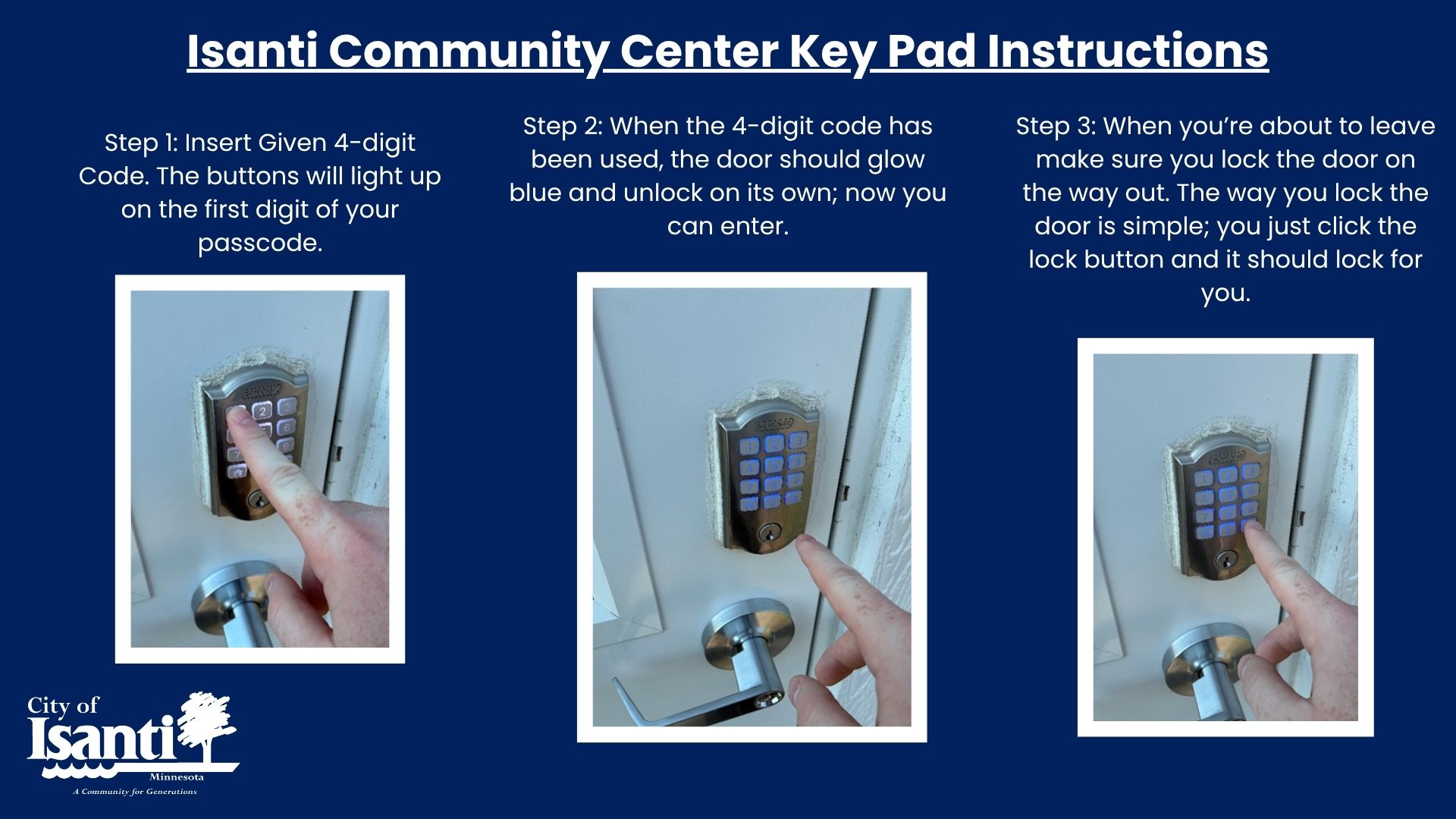 Step by step on Passcode